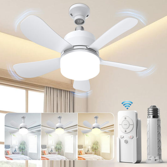 Socket Fan Light | مروحة إضاءة للمقبس