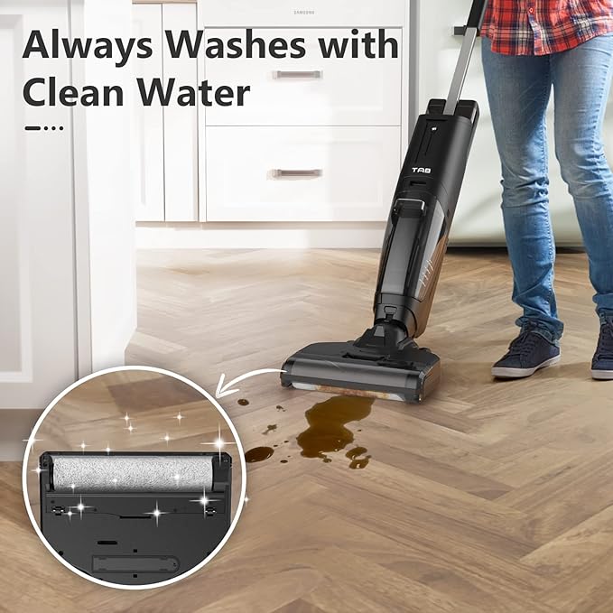 Saudi made cordless hoe floor cleaner | منظف أرضيات منزلي لاسلكي سعودي الصنع