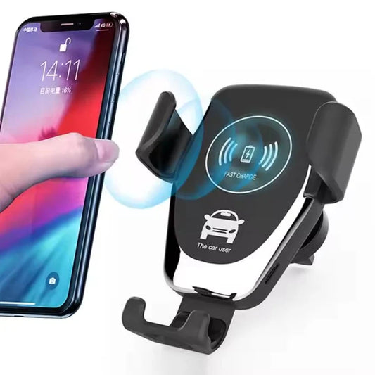 Auto-Clamping 15W Wireless Car Charger | Fast Charging | 360° Rotation | For iPhone & Android